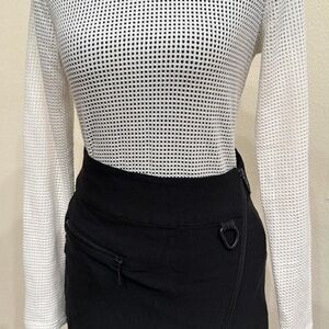 Silence + Noise Black Mini Skirt